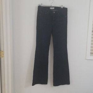 Free People Dark Wash Flare Jeans-Size 28
